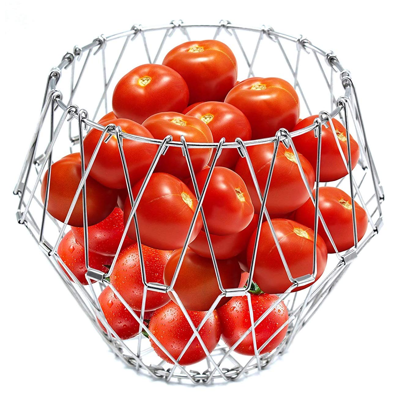 Stainless steel fruit basket for organizing vegetables and fruits Stainless steel fruit basket for organizing vegetables and fruits